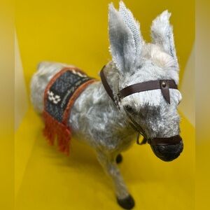 Vintage Fur like  Donkey Souvenir from Spain